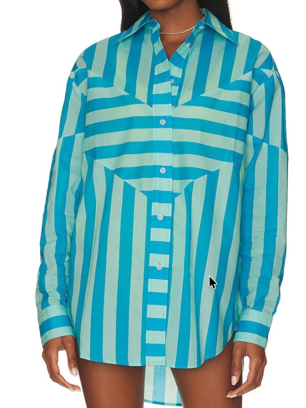 Solid & Striped LEXY BOXER Shorts & ARLETTE Shirt in Oxford Stripe sz: XS NWOT - Picture 12 of 13